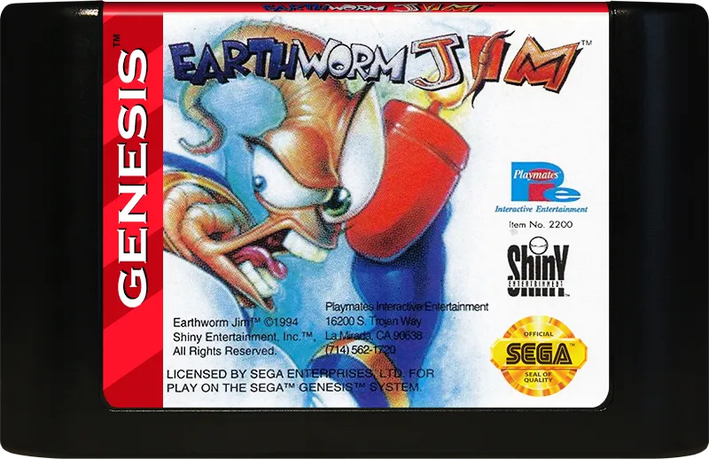 Earthworm Jim cart