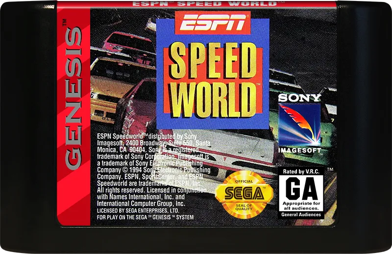 ESPN Speed World cart