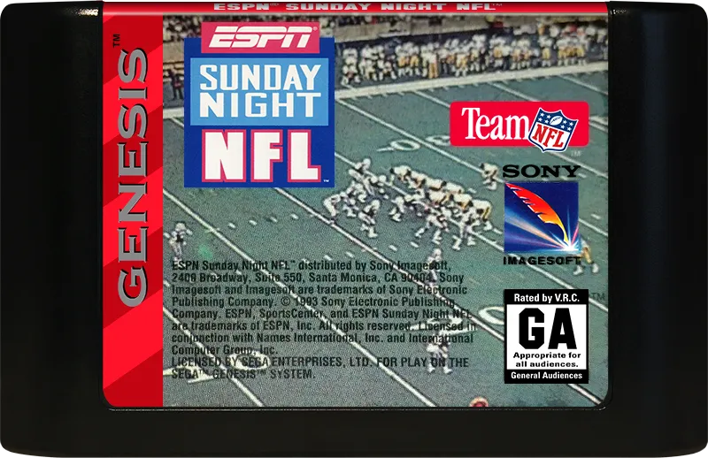 ESPN Sunday Night NFL cart