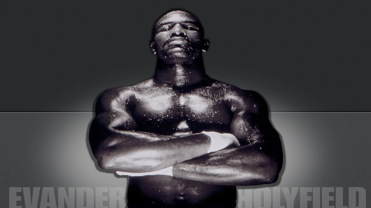Backdrop artwork for Evander Holyfield's "Real Deal" Boxing