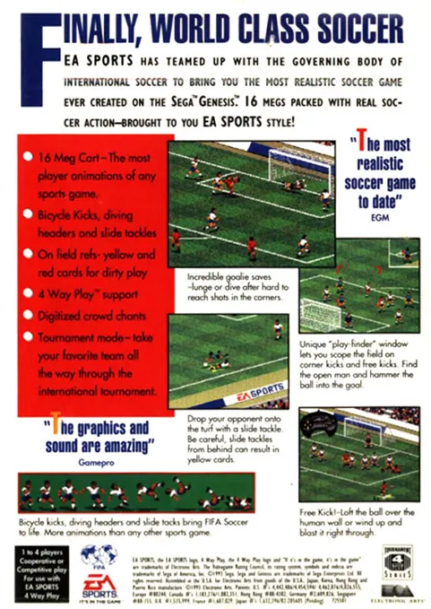 FIFA International Soccer box back