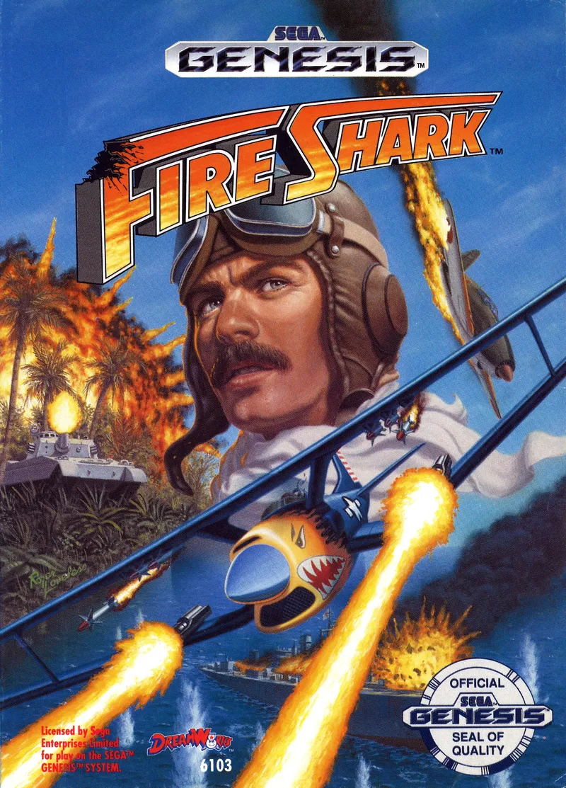 Fire Shark box art