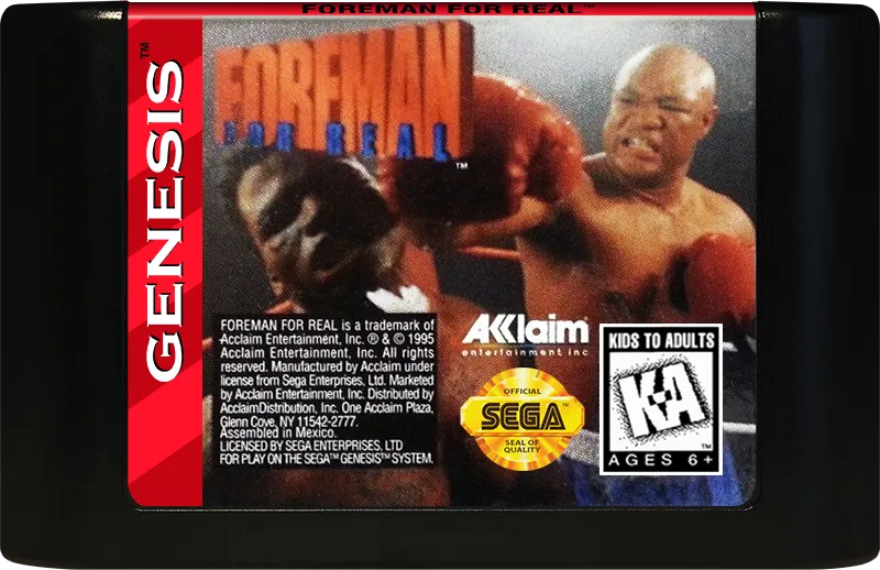 Foreman for Real cart