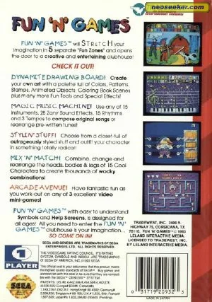 Fun 'N Games box back
