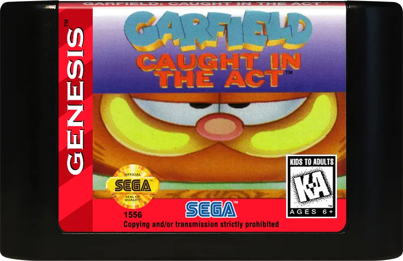 Garfield: Caught in the Act cart