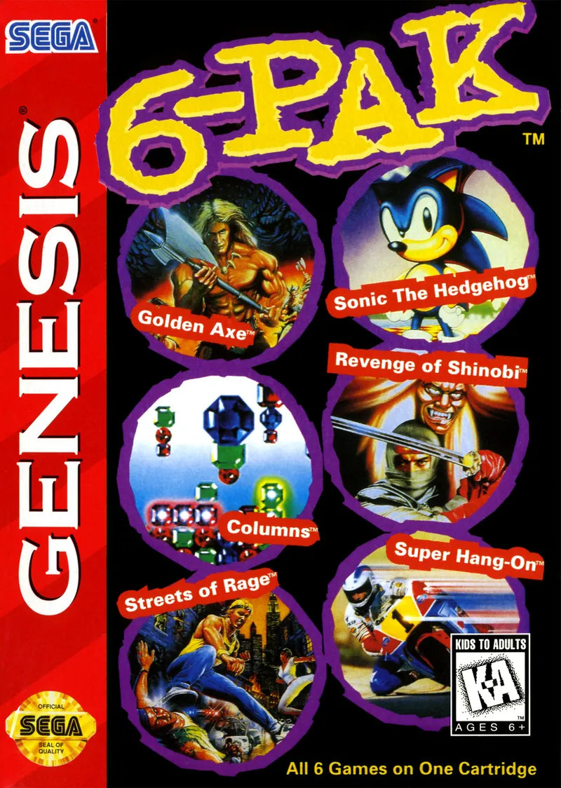 6-Pak box art