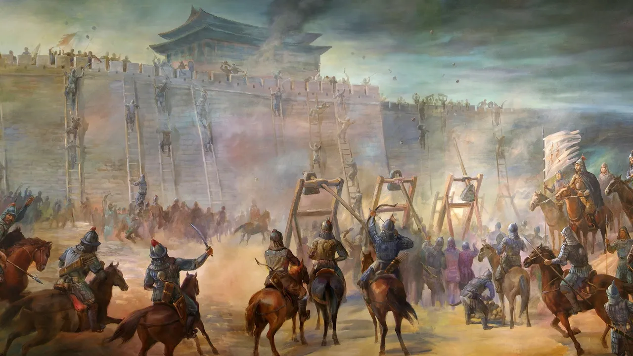 Backdrop artwork for Genghis Khan II: Clan of the Gray Wolf