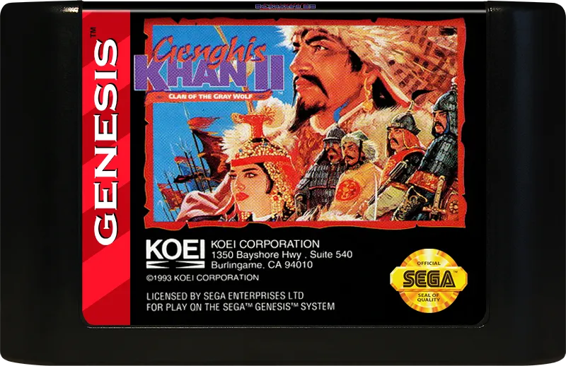 Genghis Khan II: Clan of the Gray Wolf cart