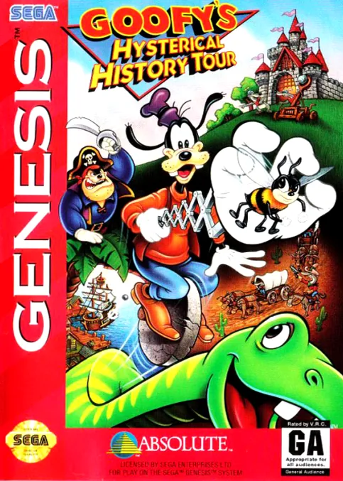 Goofy's Hysterical History Tour box art