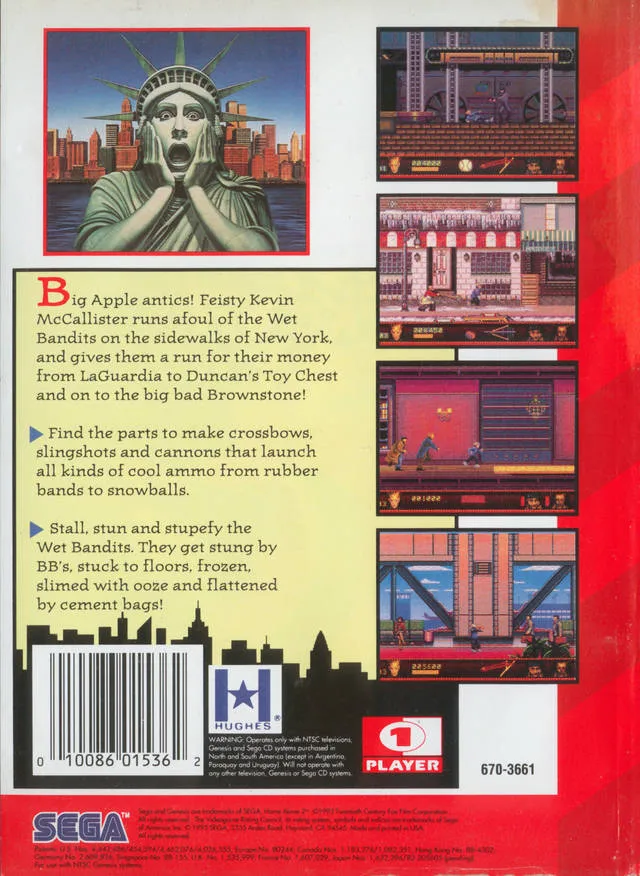 Home Alone 2: Lost in New York box back