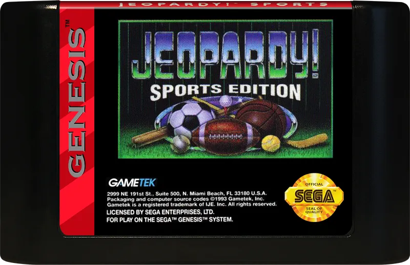 Jeopardy! Sports Edition cart