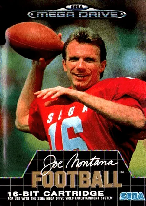 Joe Montana Football box art