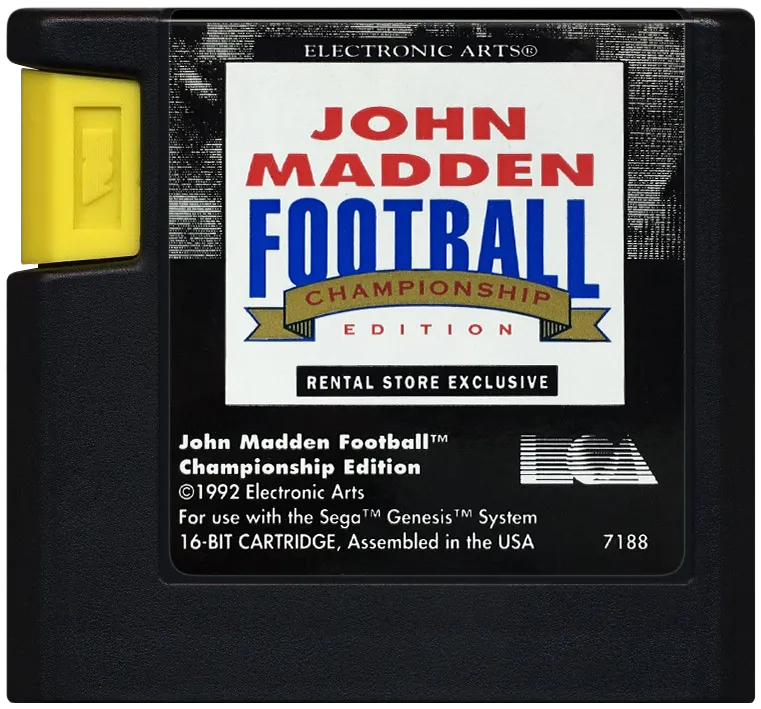 John Madden Football: Championship Edition cart