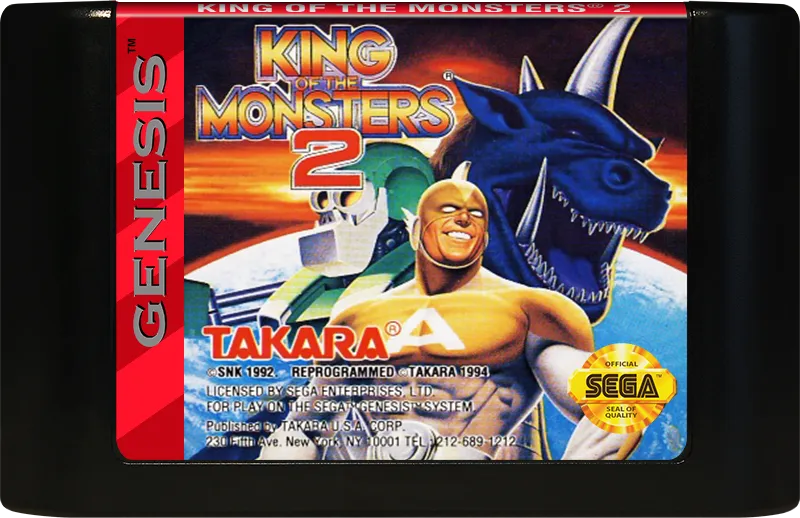 King of the Monsters 2 cart