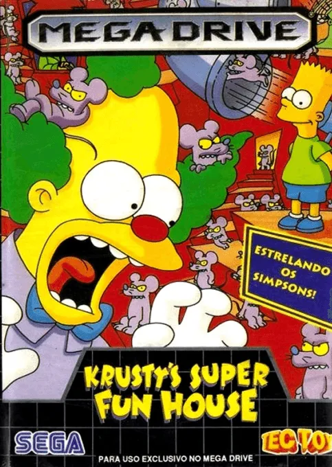 Krusty's Super Fun House box art