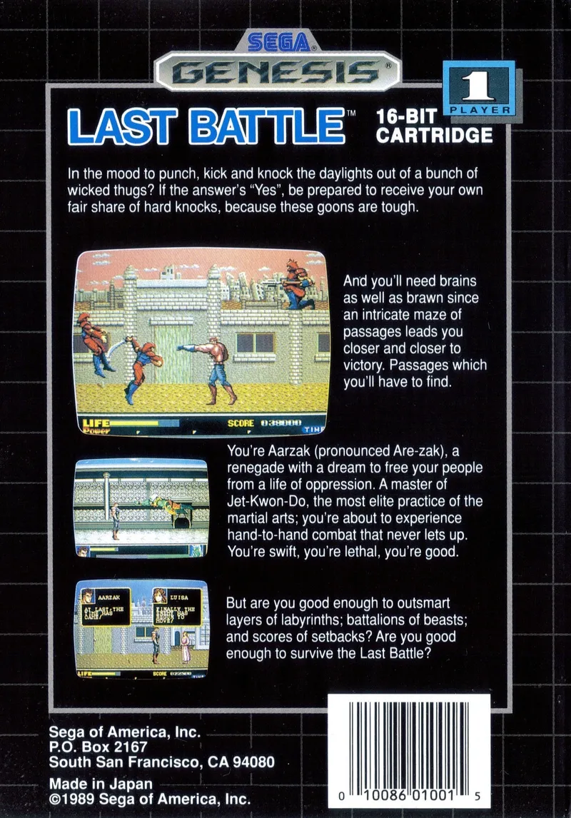 Last Battle box back