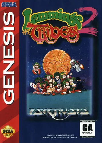 Lemmings 2: The Tribes box art