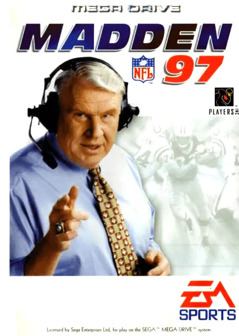 Madden NFL 97 box art