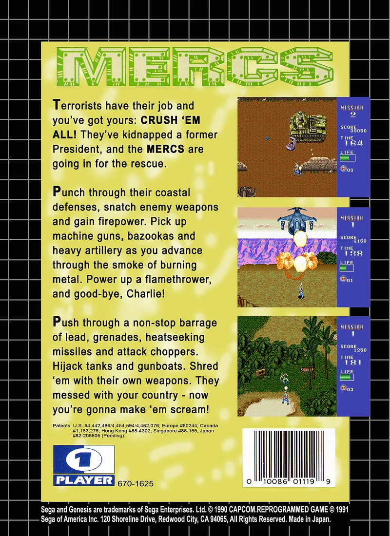 Mercs box back