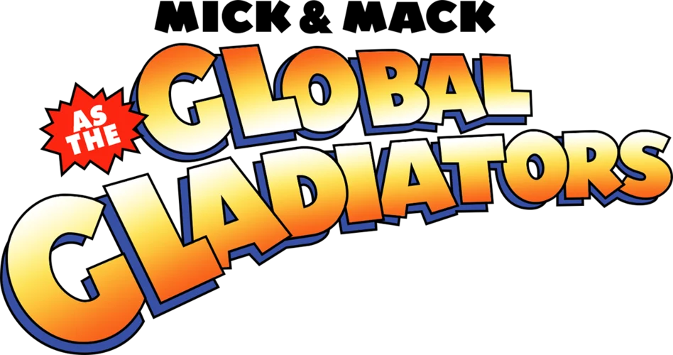 Mick & Mack as the Global Gladiators logo