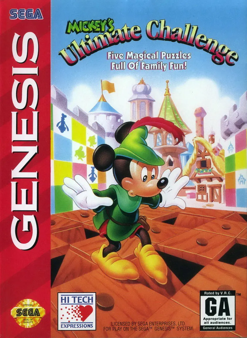 Mickey's Ultimate Challenge box art