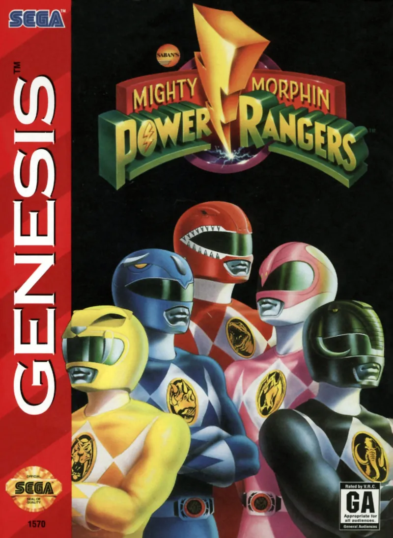 Mighty Morphin Power Rangers box art