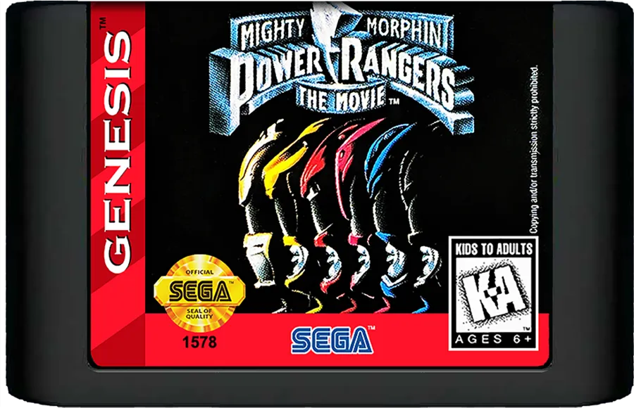 Mighty Morphin Power Rangers: The Movie cart