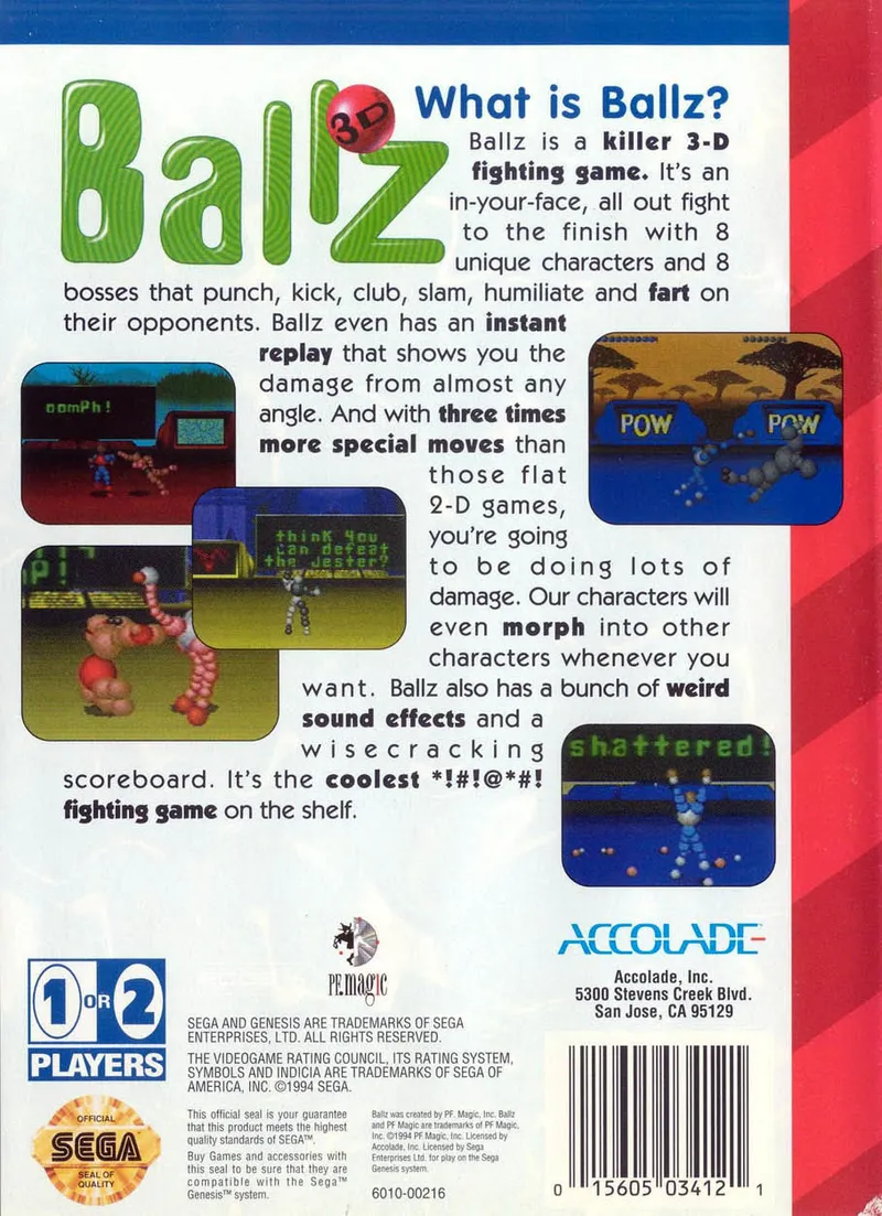 Ballz 3D: Fighting at Its Ballziest box back