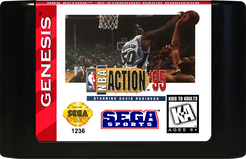 NBA Action '95 Starring David Robinson cart