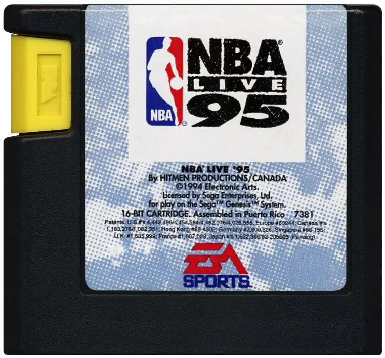 NBA Live 95 cart