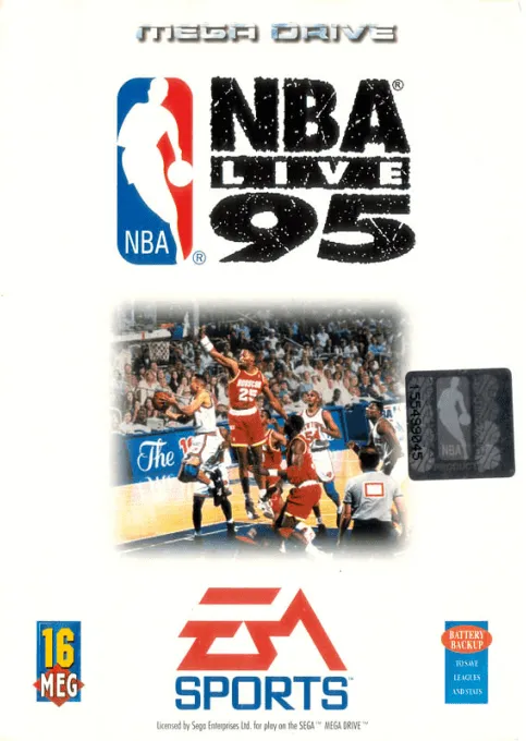 NBA Live 95 box art