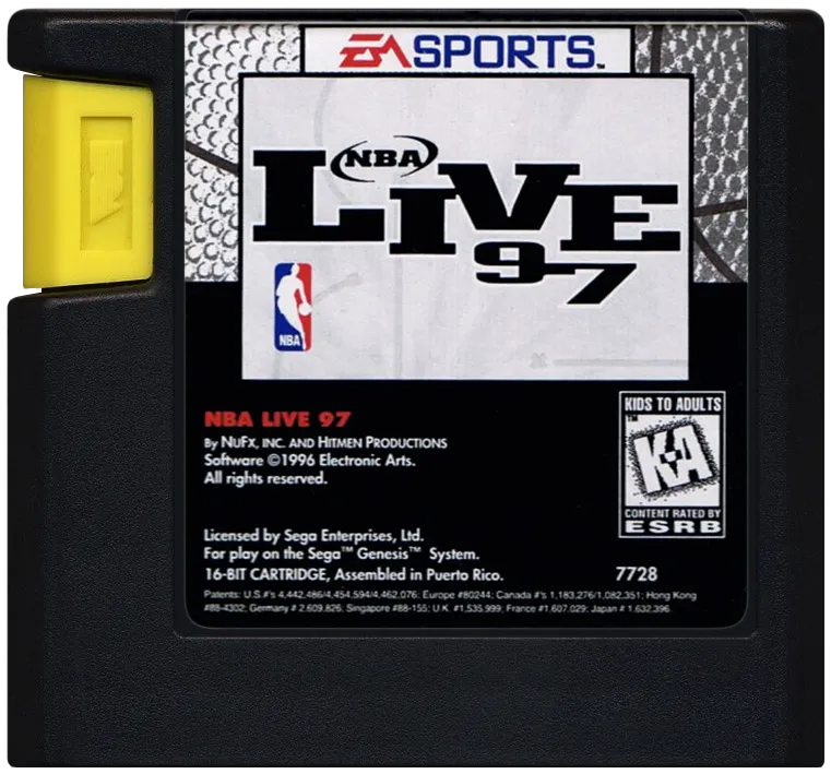 NBA Live 97 cart