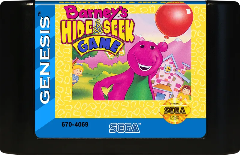 Barney's Hide & Seek Game cart