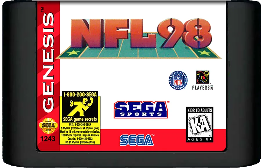 NFL 98 cart