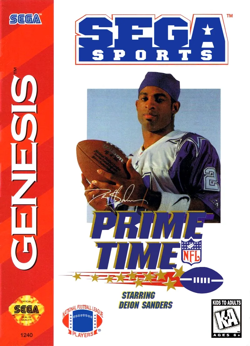 Prime Time NFL Starring Deion Sanders box art