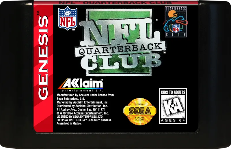 NFL Quarterback Club cart