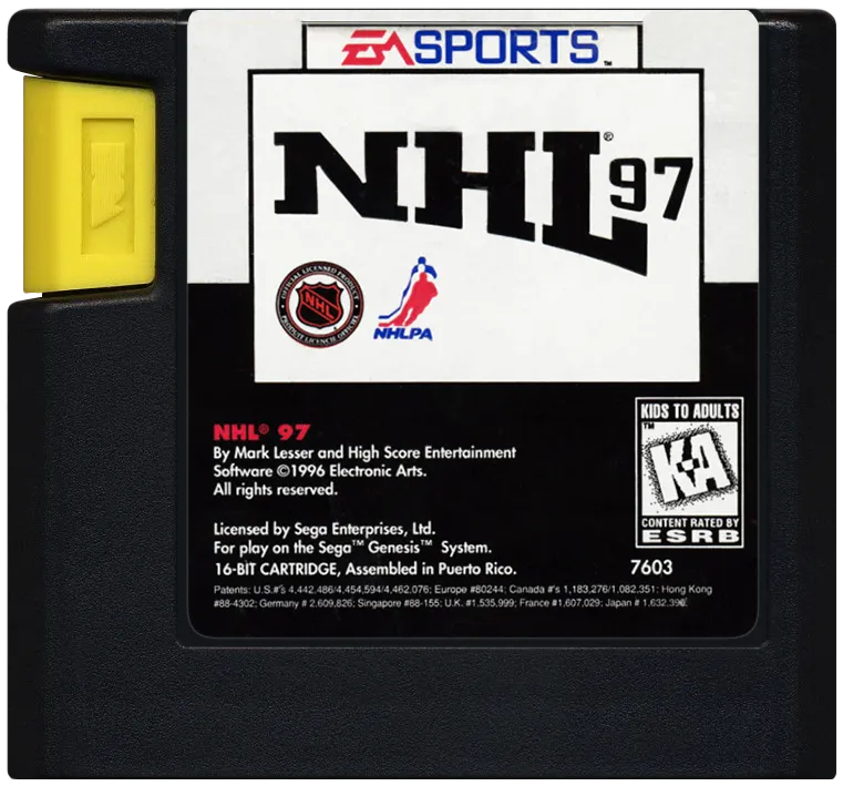 NHL 97 cart