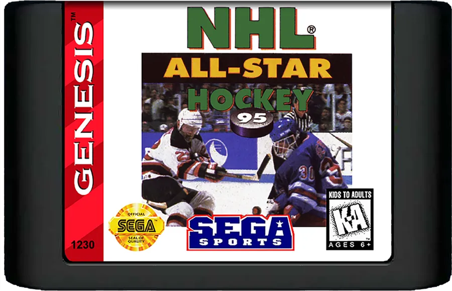 NHL All-Star Hockey '95 cart