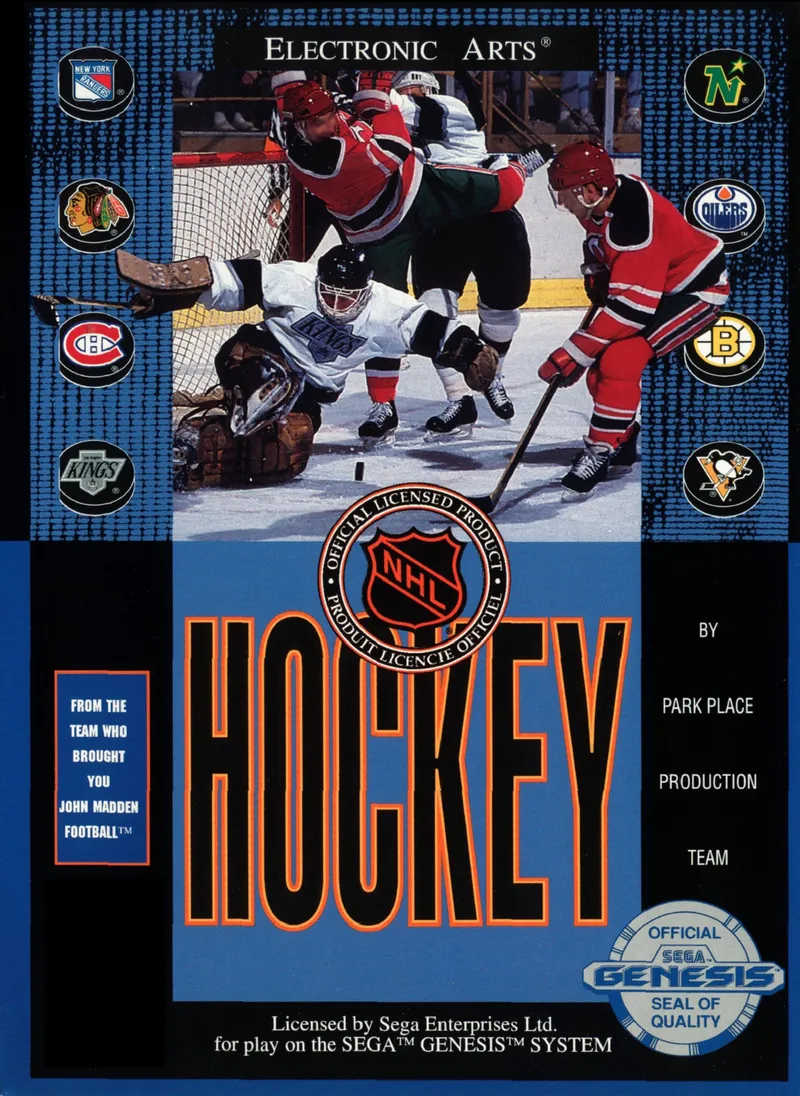 NHL Hockey box art