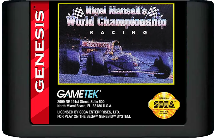 Nigel Mansell's World Championship Racing cart