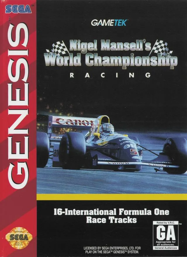 Nigel Mansell's World Championship Racing box art