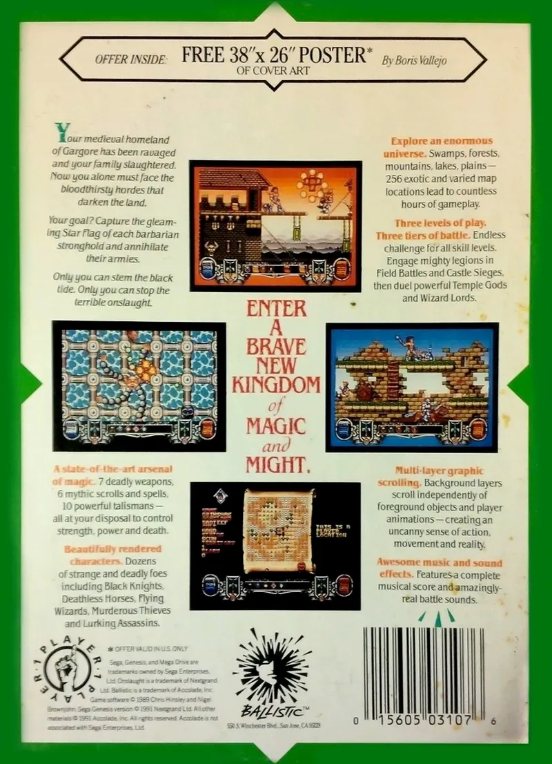 Onslaught box back