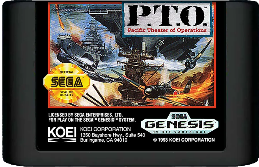 P.T.O.: Pacific Theater of Operations cart