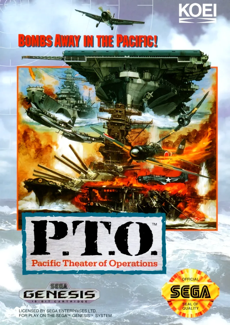 P.T.O.: Pacific Theater of Operations box art