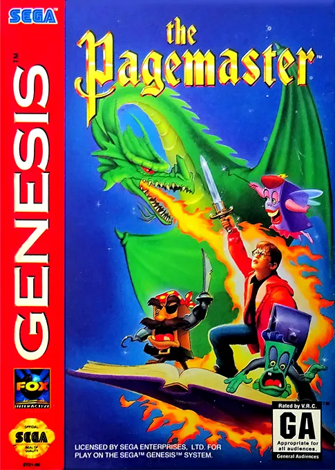 The Pagemaster box art