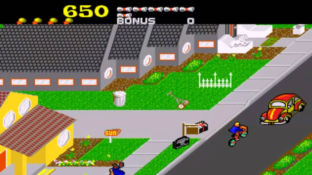Paperboy screenshot