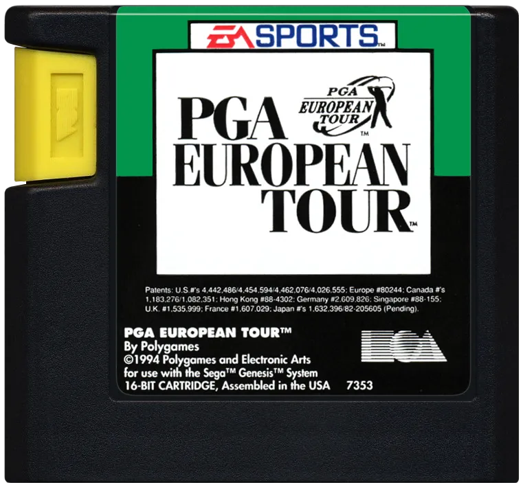 PGA European Tour cart