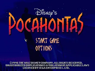 Pocahontas screenshot