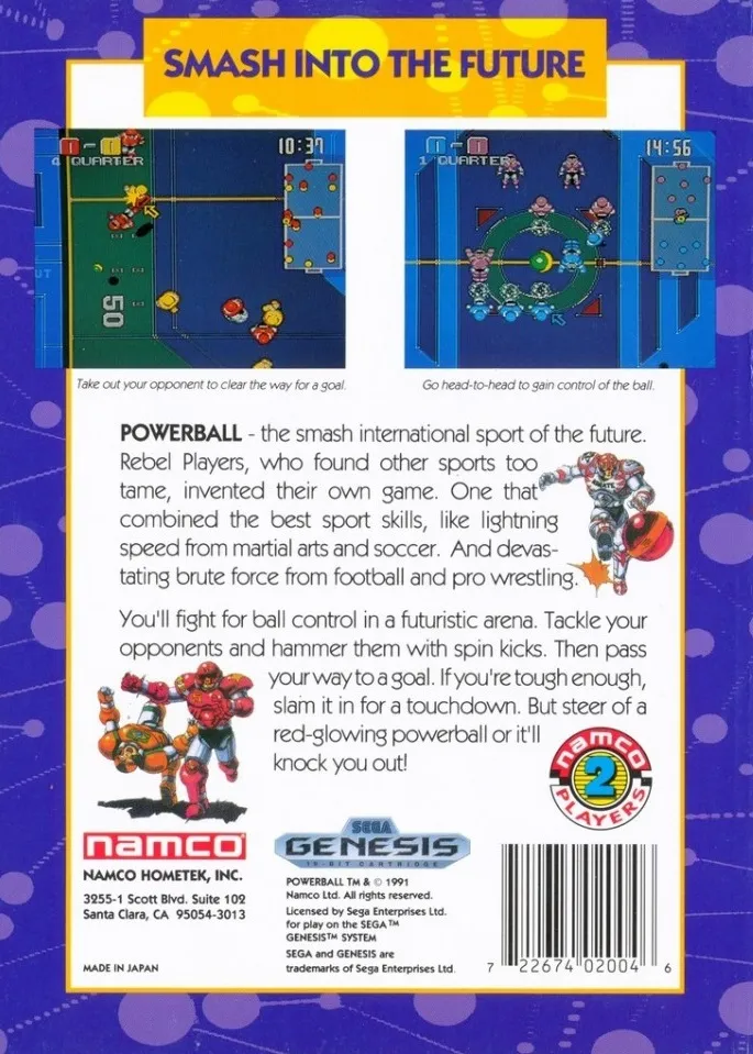 Powerball box back