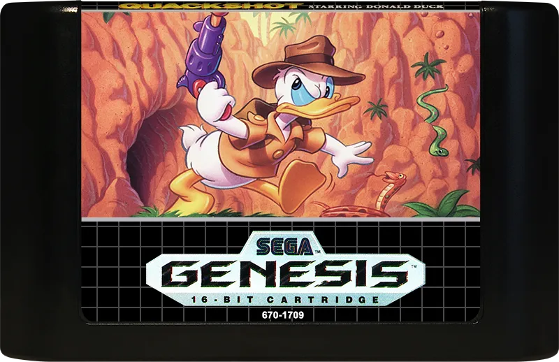 Quackshot: Starring Donald Duck cart